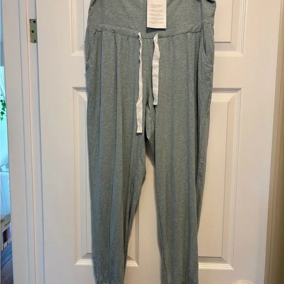 Seraphine Maternity Joggers in Light Sage - Picture 6 of 7